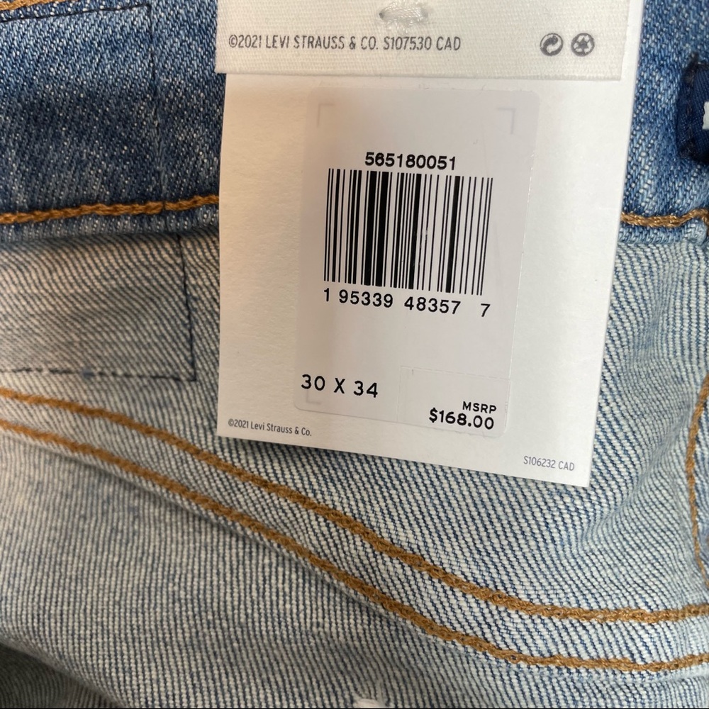 LEVI'S Made & Crafted 502 Selvedge Denim Taper Jeans -Tencel X Refibra- - Picture 12 of 16